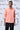 Drawstring Regular Fit Shirt-Coral Peach