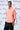 Drawstring Regular Fit Shirt-Coral Peach
