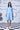 Sequin Placket Relax Fit Dress- Light Blue