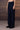 Navy Poly Viscose Satin Trouser